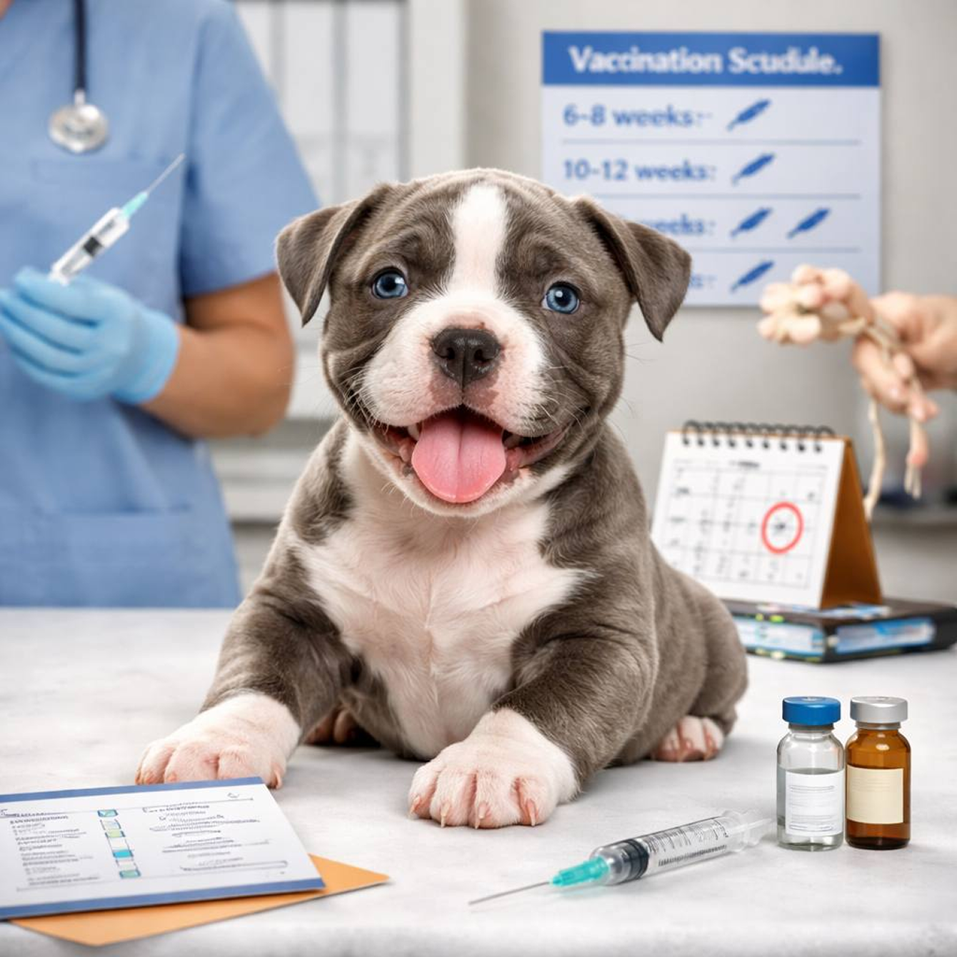 Когда делать прививки щенкам: полный календарь вакцинации