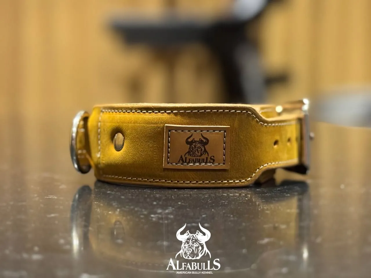 Ошейник для собак "Песочный страж" AlfaBulls