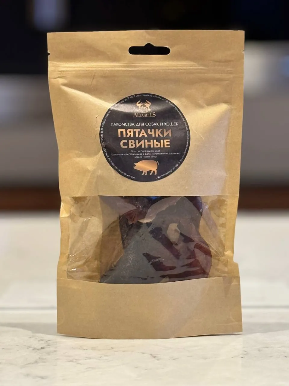 Лакомство пятачки свиные AlfaBulls