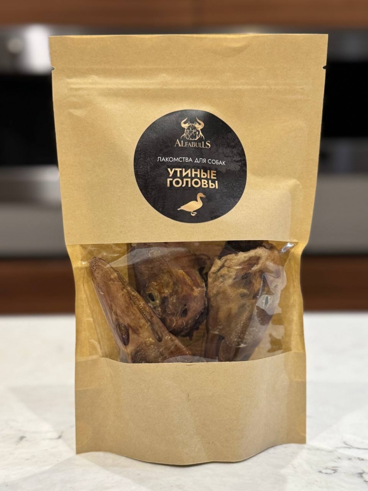 Лакомство головы утиные AlfaBulls