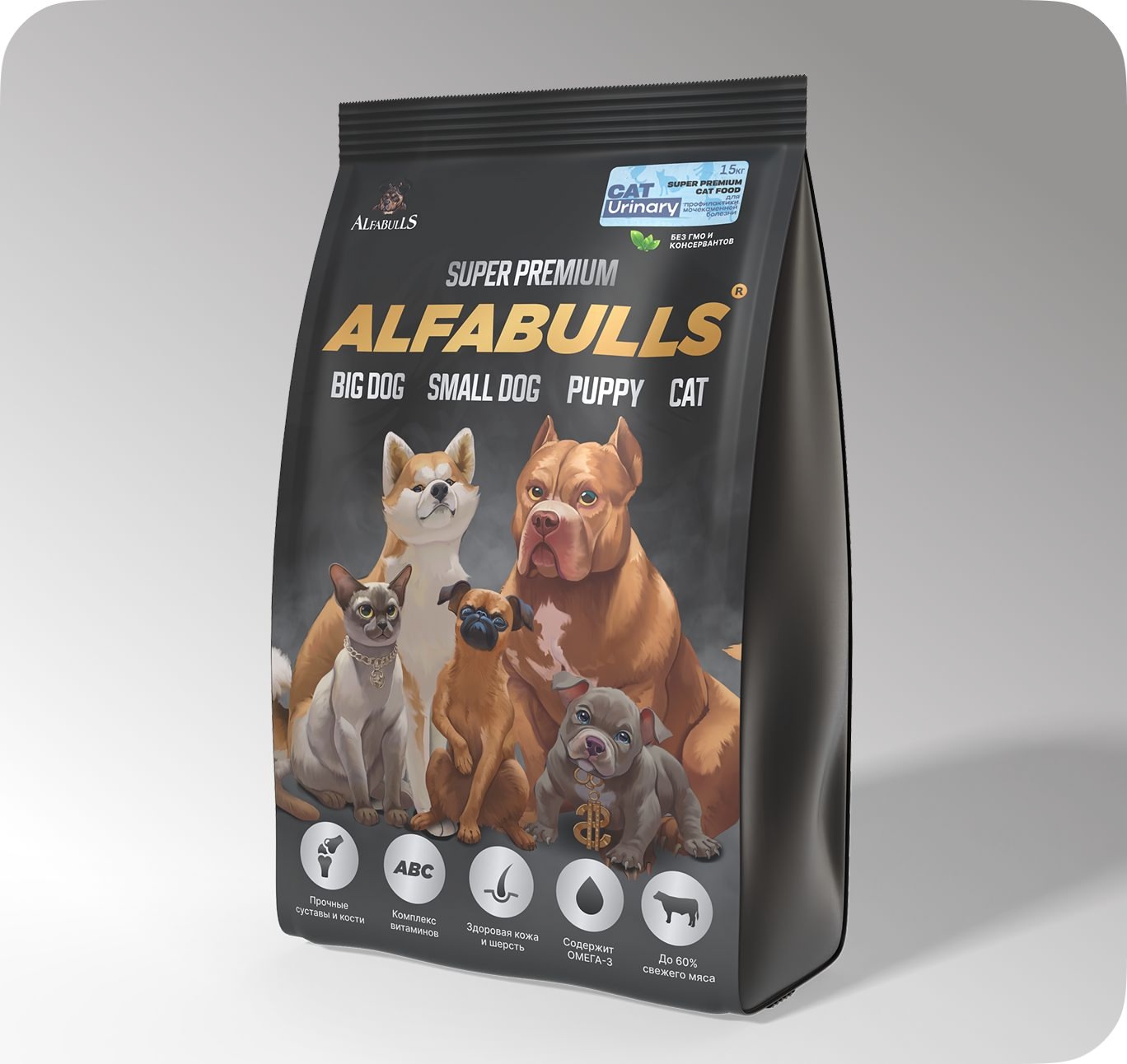Корм для кошек AlfaBulls Urinary