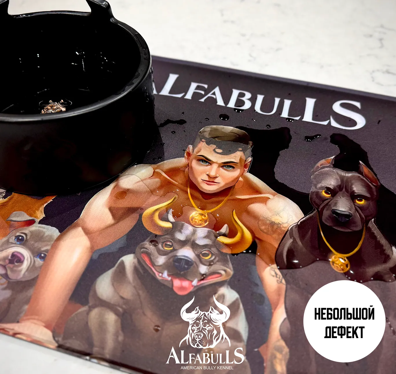Коврик для миски AlfaBulls