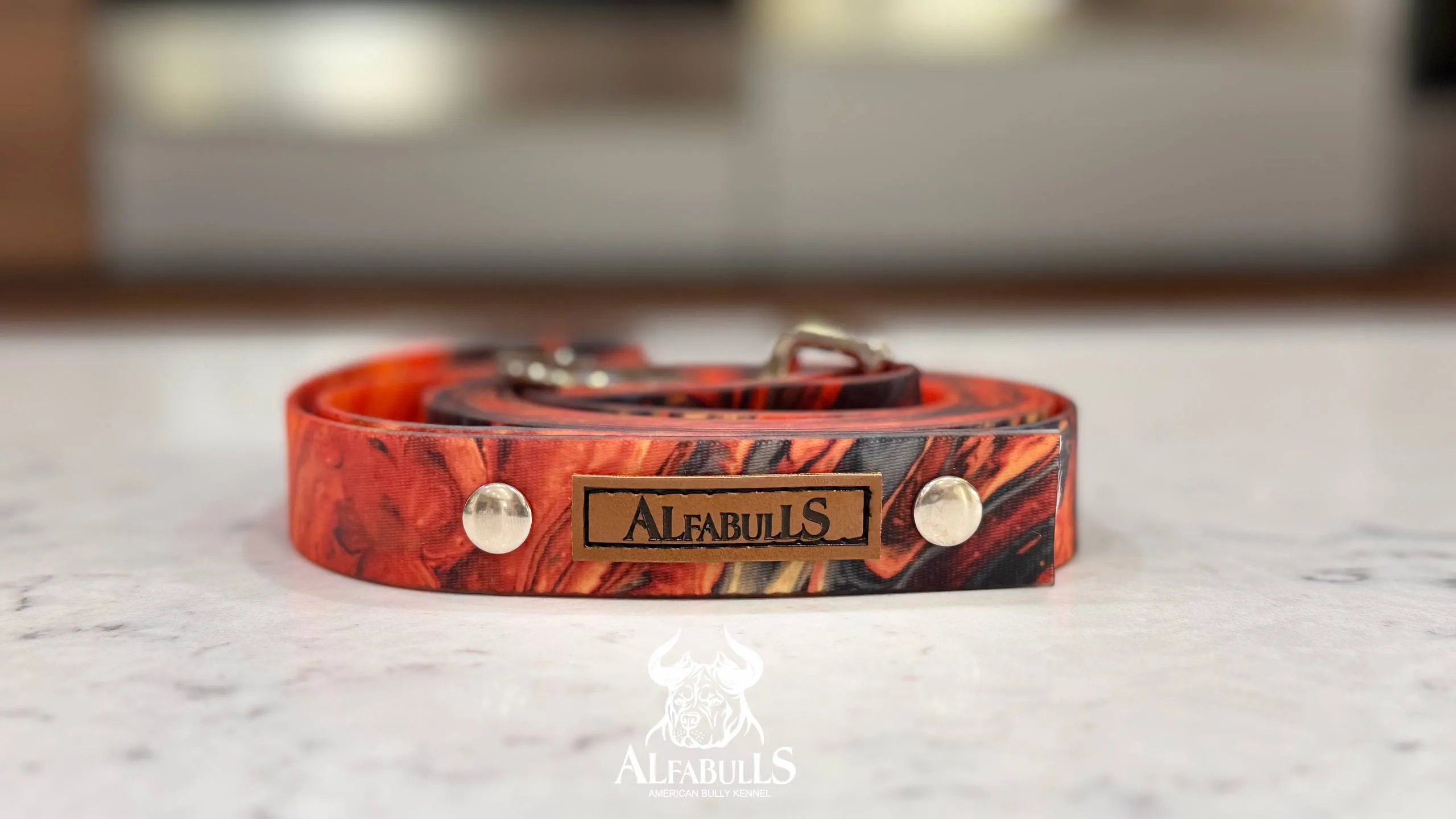 Поводок для собак из биотана (блейз) AlfaBulls