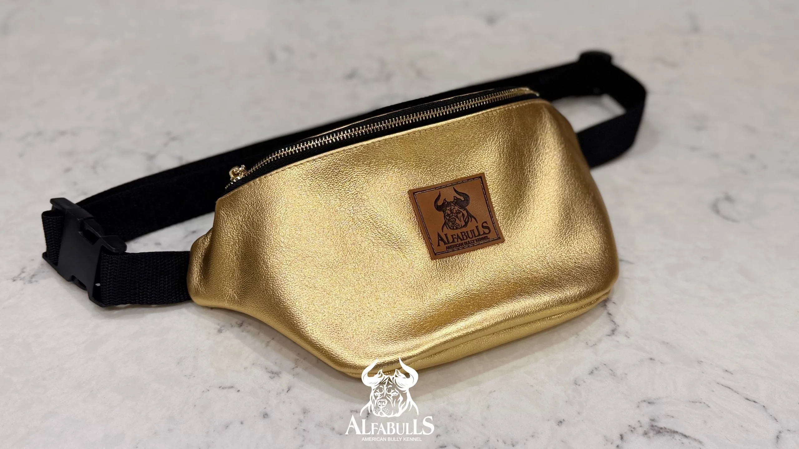 Поясная сумка AlfaBulls (Золотистая)